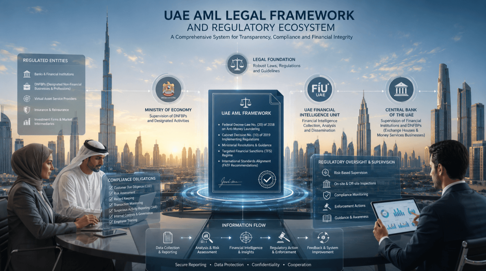 Illustration for AML Compliance in the UAE: Requirements for DNFBPs and Regulated Businesses